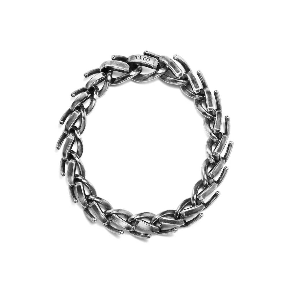 

Браслет Tiffany & Co. Medium Link, черненное серебро