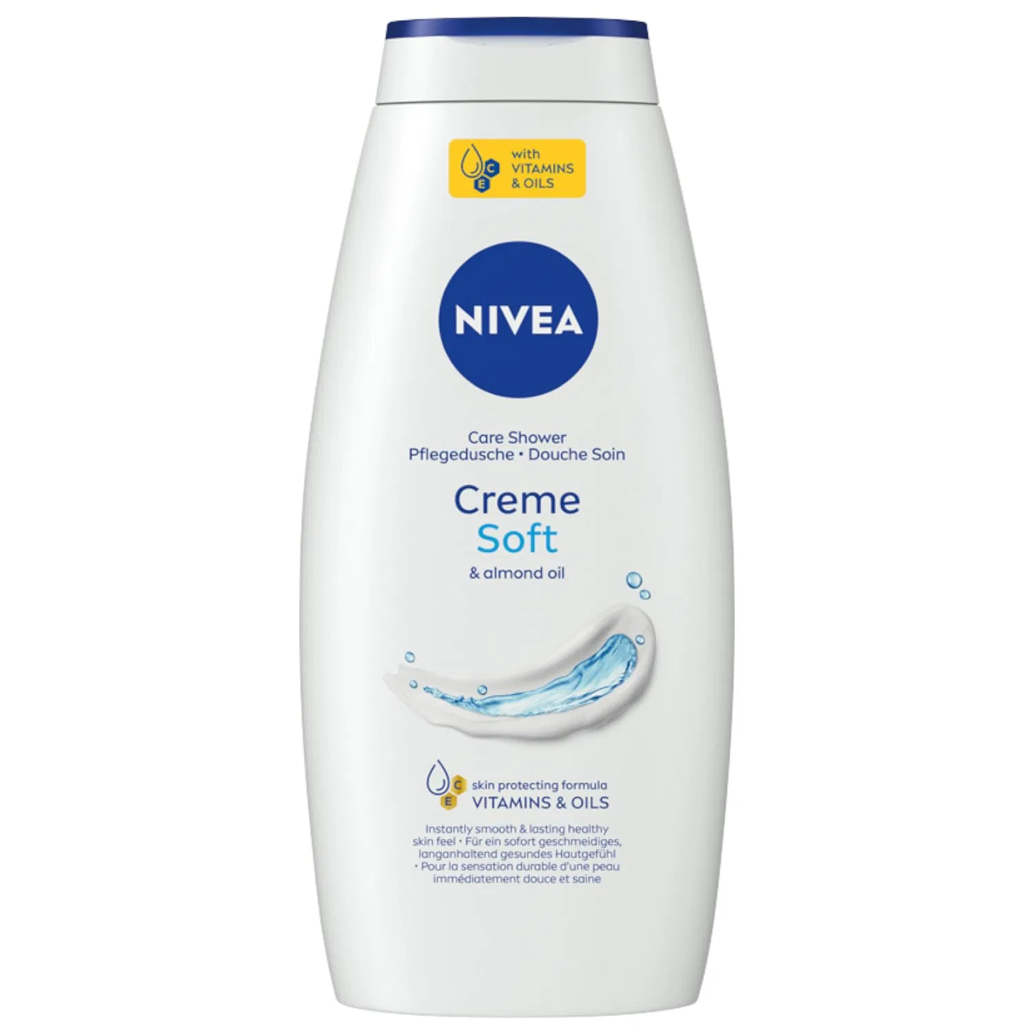 Гель для душа Cream Soft с миндальным маслом NIVEA 750 мл