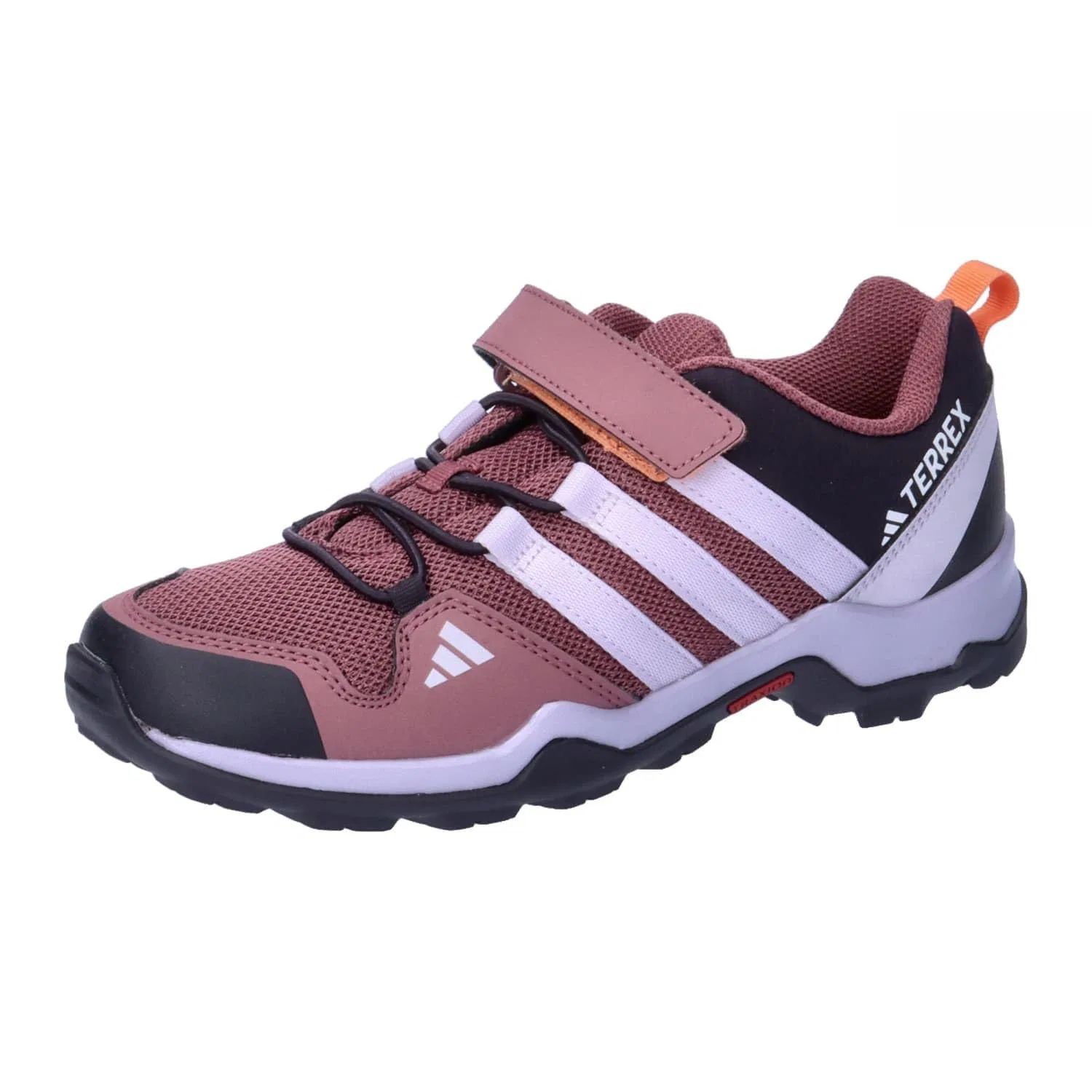 Детские треккинговые ботинки с липучкой Terrex Ax2r Hook-and-loop Hiking Adidas, Quiet Crimson Silver Dawn Amber Tint