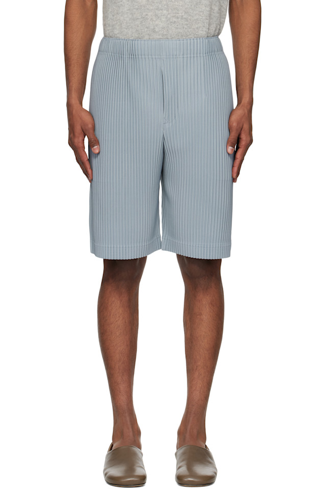 

Шорты плиссе цветные Homme Plissé Issey Miyake, синий