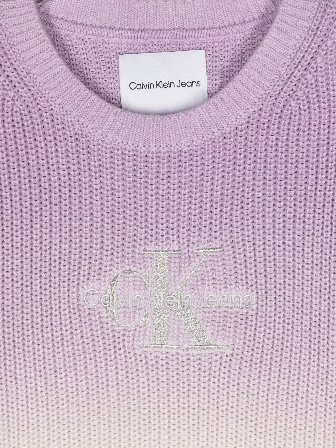 Джемпер с эффектом градиента Calvin Klein Kids, фиолетовый — фото 3