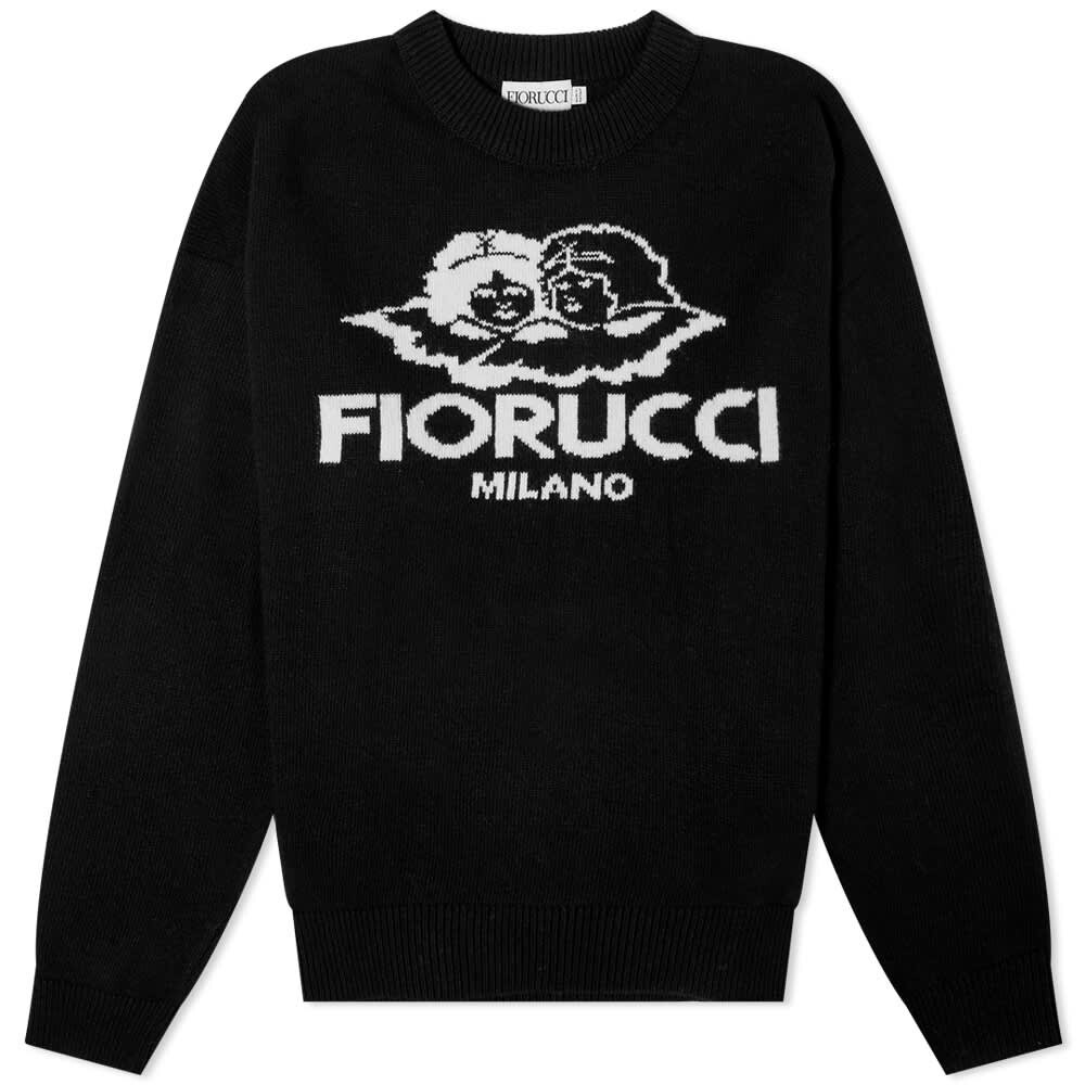 

Джемпер Fiorucci Milano Angels Knit Jumper, Черный, Джемпер Fiorucci Milano Angels Knit Jumper