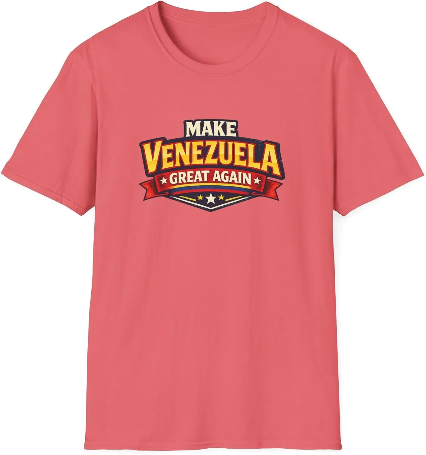 Женская футболка с принтом Venezuela Libre Protest, Coral Silk