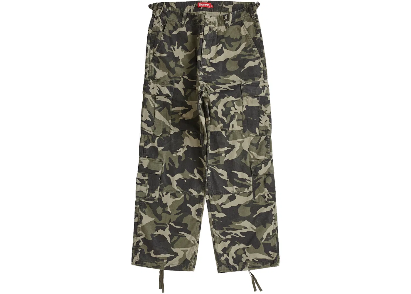 Мужские штаны карго с принтом Pant (SS23) Supreme, Olive Camo