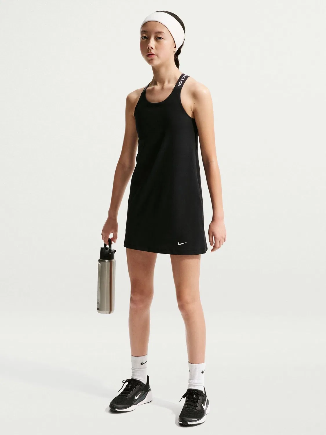 Топ тренировочный Nike Pro Dri-FIT для девочек, Black