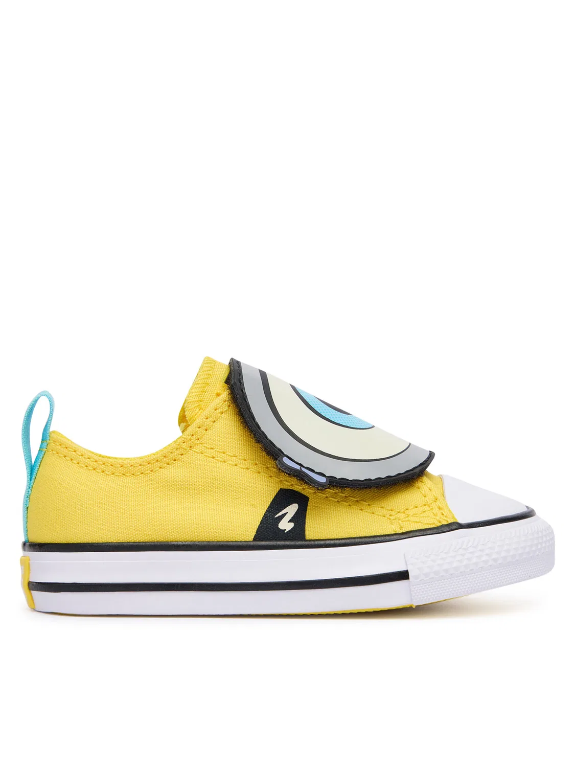 Тканевые кроссовки для мальчика Minions Chuck Taylor All Star One Strap Easy-On Converse, желтый
