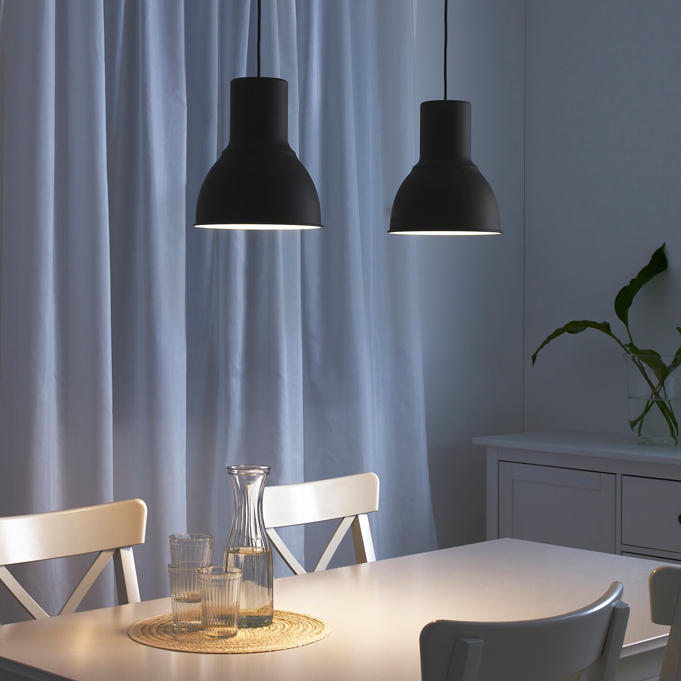 HEKTAR ХЕКТАР Подвесной светильник, темно-серый, 22 см IKEA — фото 3