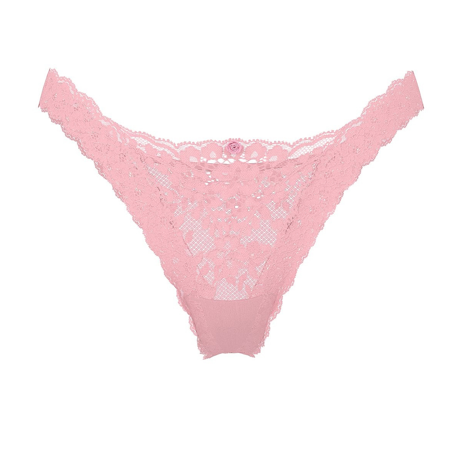

Трусы Victoria's Secret Lace Brazilian, светло-розовый