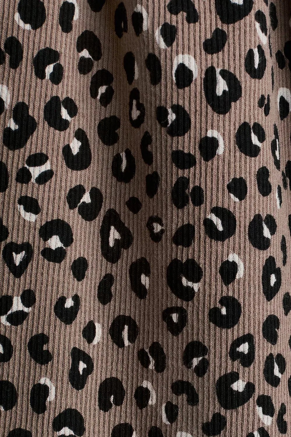 Платье из хлопка с принтом H&M, Graubraun/Leopardenmuster — фото 2