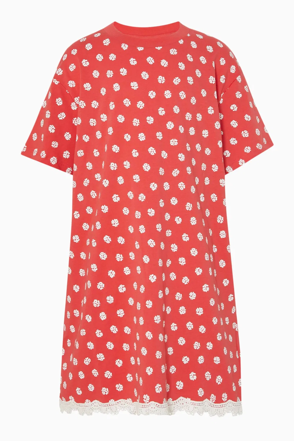 Платье с принтом в горошек Polka Dot Dress in Jersey Stella McCartney