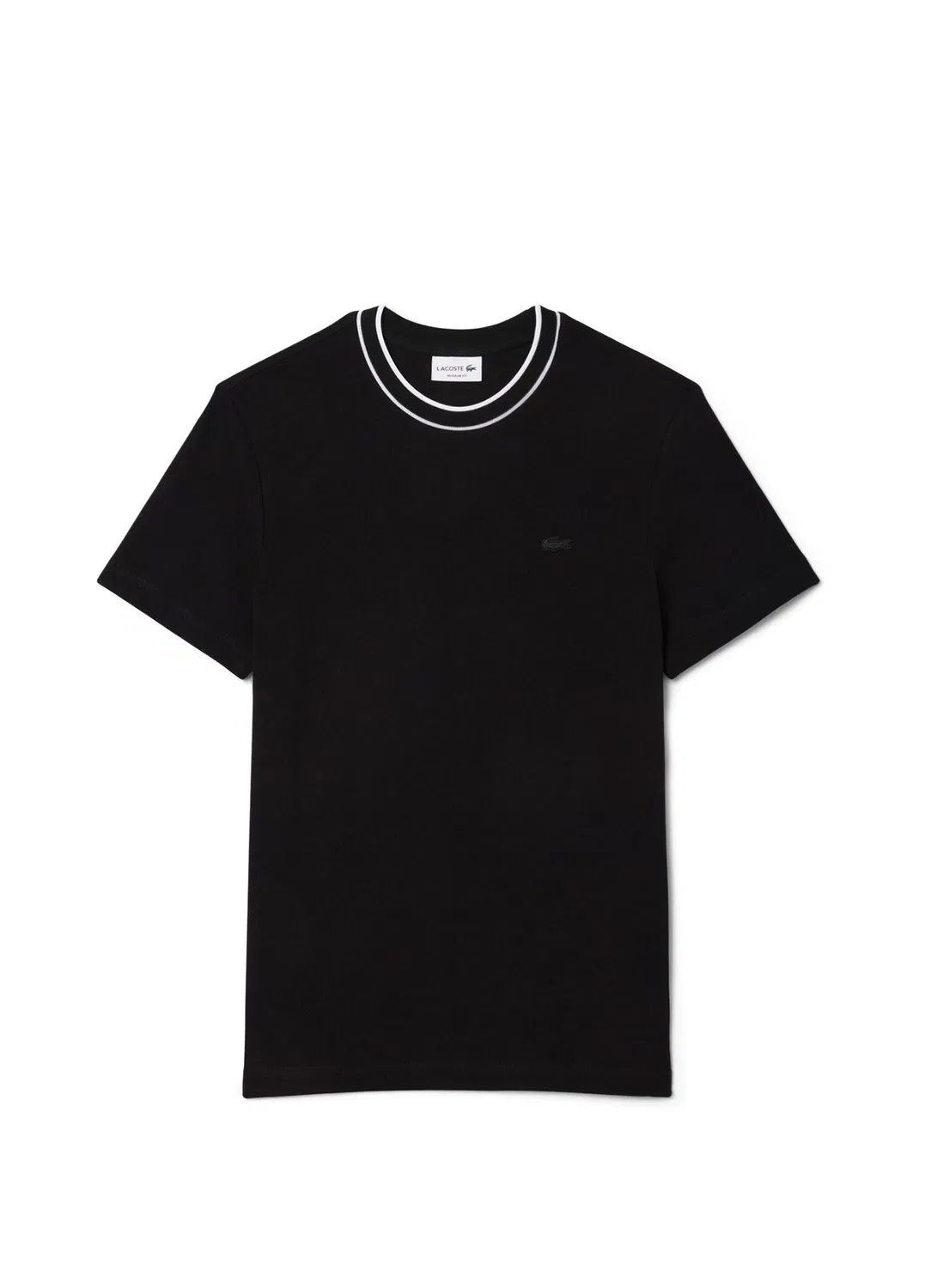 Футболка Lacoste Regular Fit, черный — фото 4