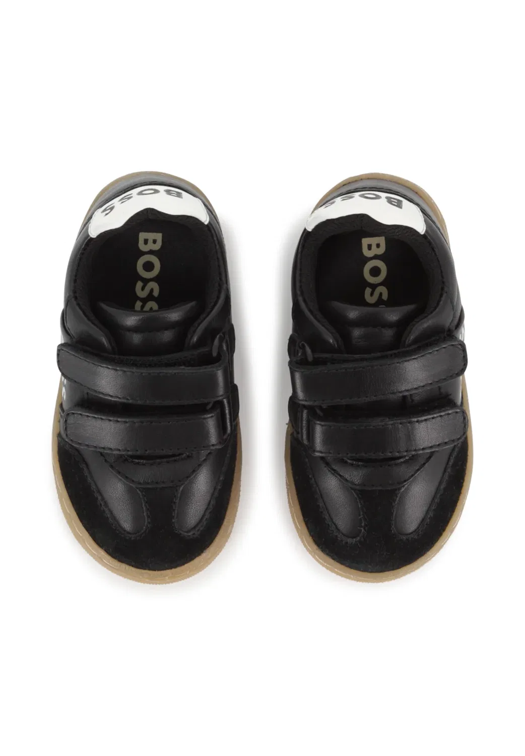 Детские кроссовки - обувь для малышей Boss Kidswear, Black — фото 3