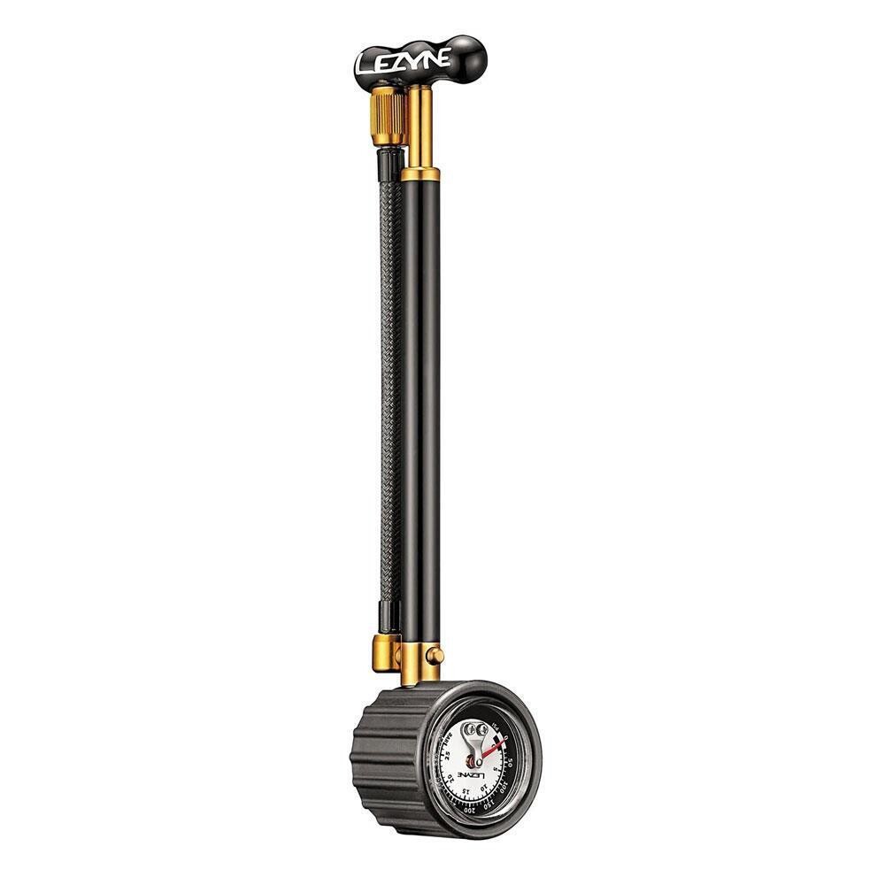 

Ручной насос LEZYNE Shock Drive, черный / черный / черный