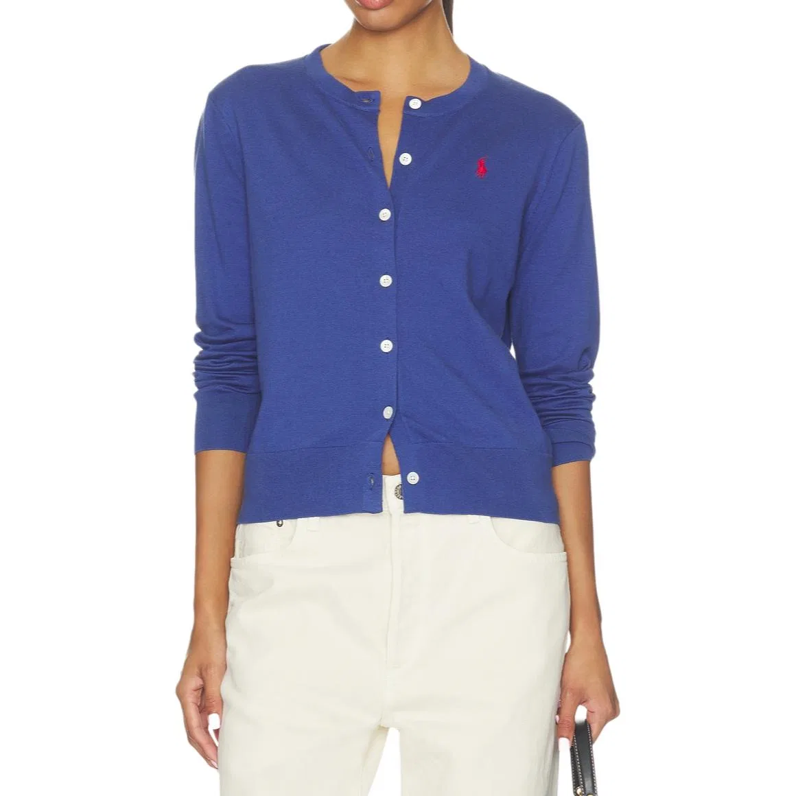 Женский свитер с круглым вырезом Polo Ralph Lauren, Charter Blue
