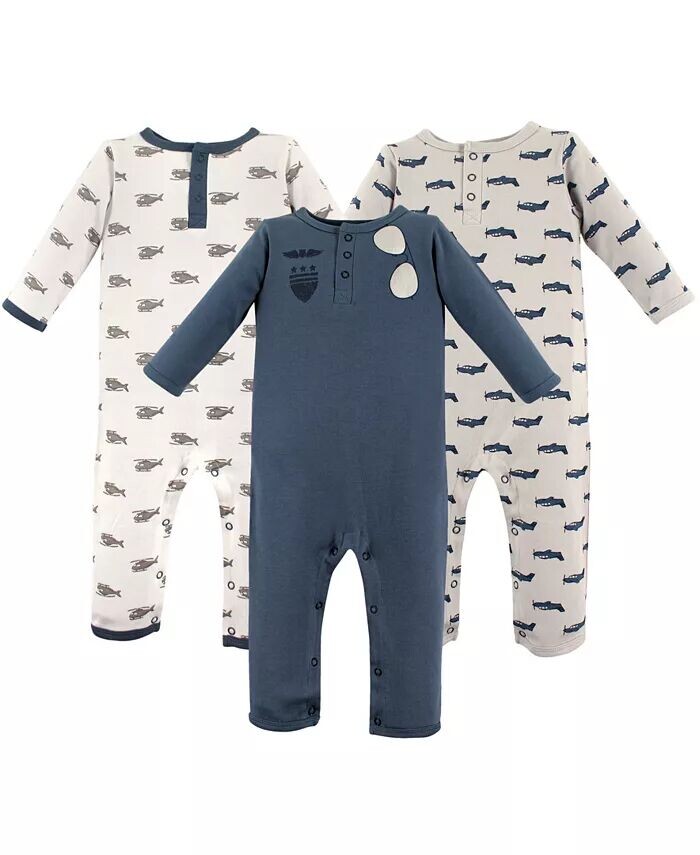 

Хлопковые комбинезоны для мальчиков и девочек Hudson Baby, синий