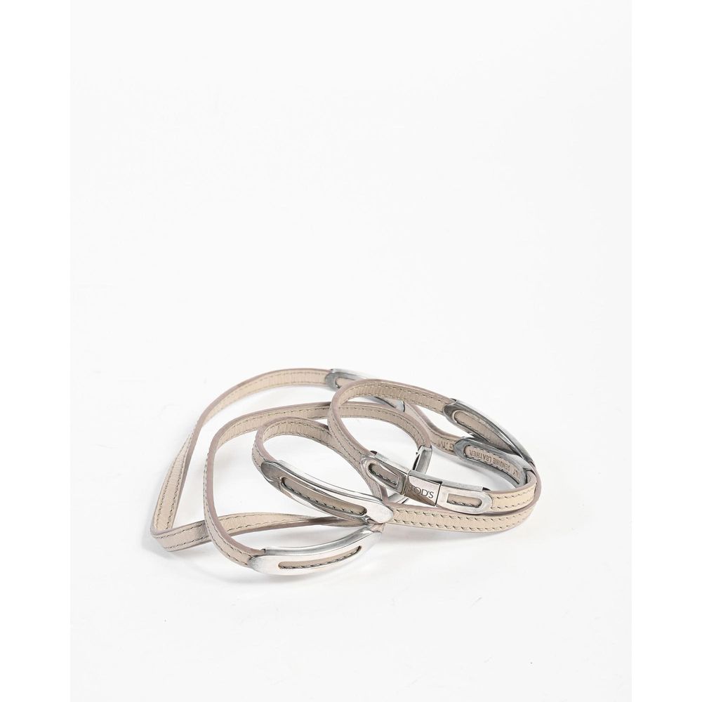 

Украшения из бежевой кожи Tod'S, бежевый