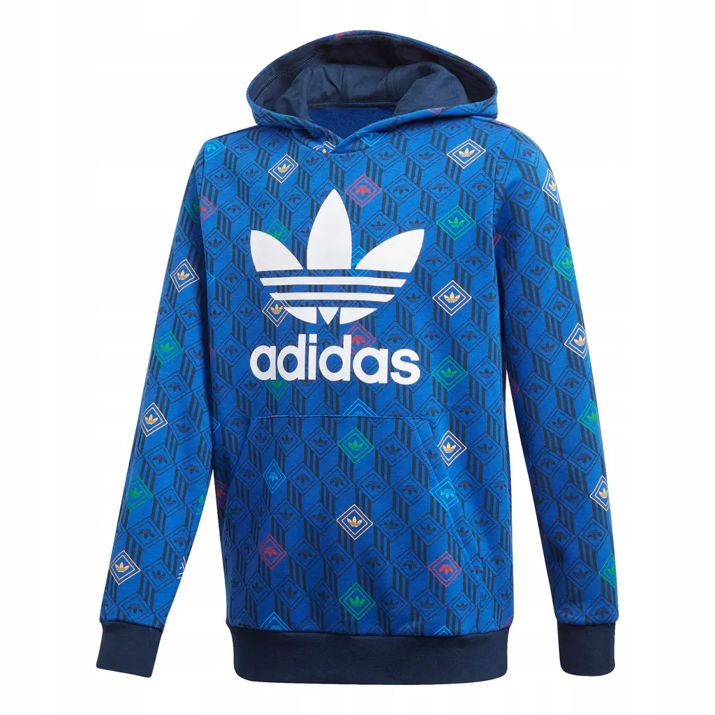 Adidas Originals Толстовка синяя для подростков Teenagers — фото 3