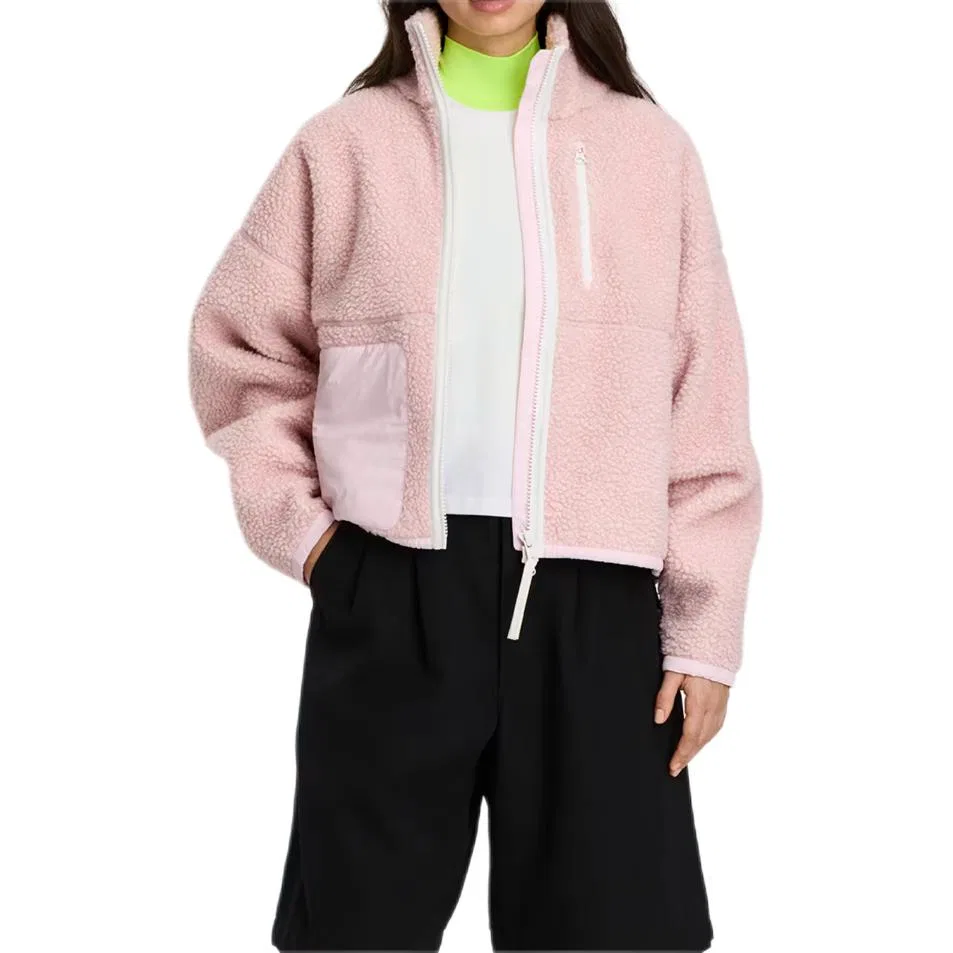Женская бархатная куртка с принтом Blossom Pink Turtleneck Moderate Canada Goose, Blossom Pink — фото 3