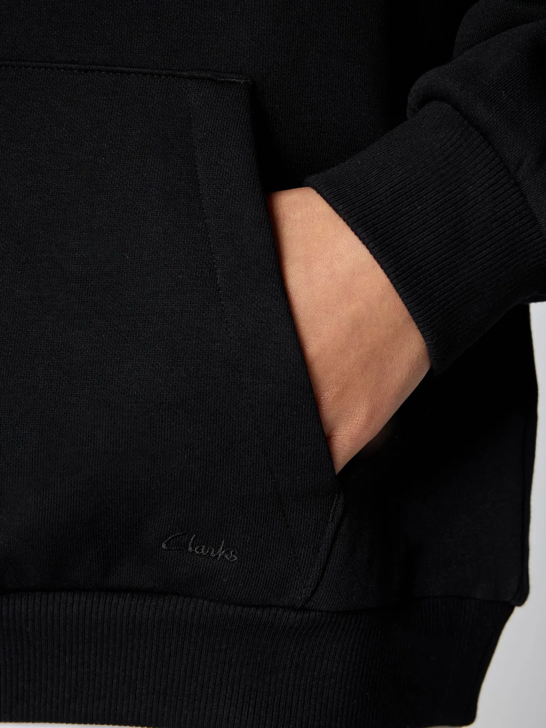 Спортивный костюм Clarks Black Oversized Hoodie & Joggers Set, черный — фото 2