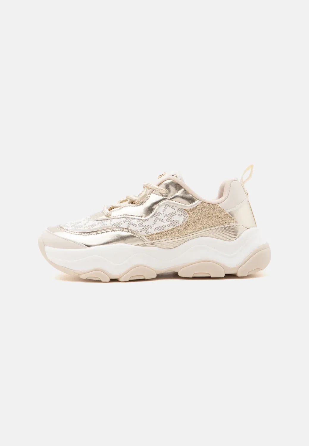 Тренеры Michael Kors Kids, Pale Gold-Coloured Metallic/Vanilla Mocha