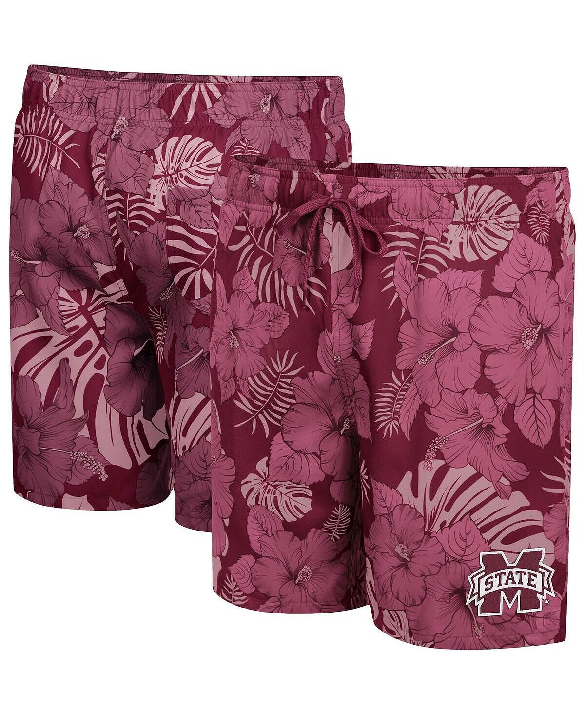 

Мужские шорты для плавания maroon mississippi state bulldogs the dude Colosseum