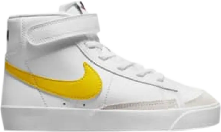 

Кроссовки Nike Blazer Mid '77 PS 'White Pecan Vivid Sulfur', белый