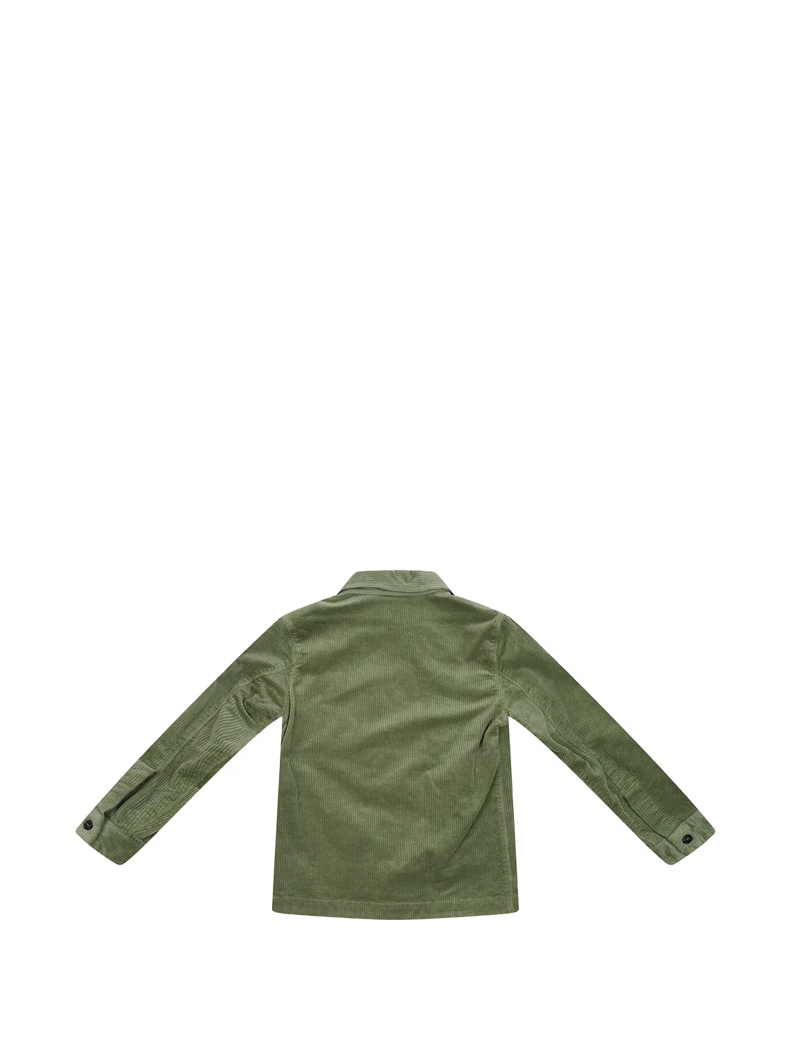 Вельветовая куртка с нашивкой Compass Stone Island Junior, зеленый — фото 2