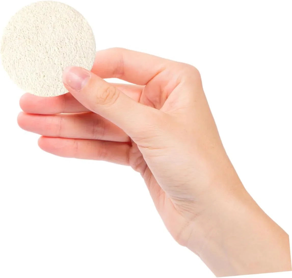 Спонжи для лица из люфы, 15 шт, Beige, Healeved — фото 4