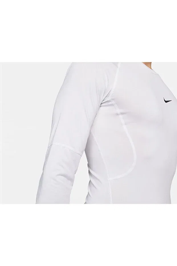 Мужская тренировочная футболка с длинным рукавом Nike, White — фото 4