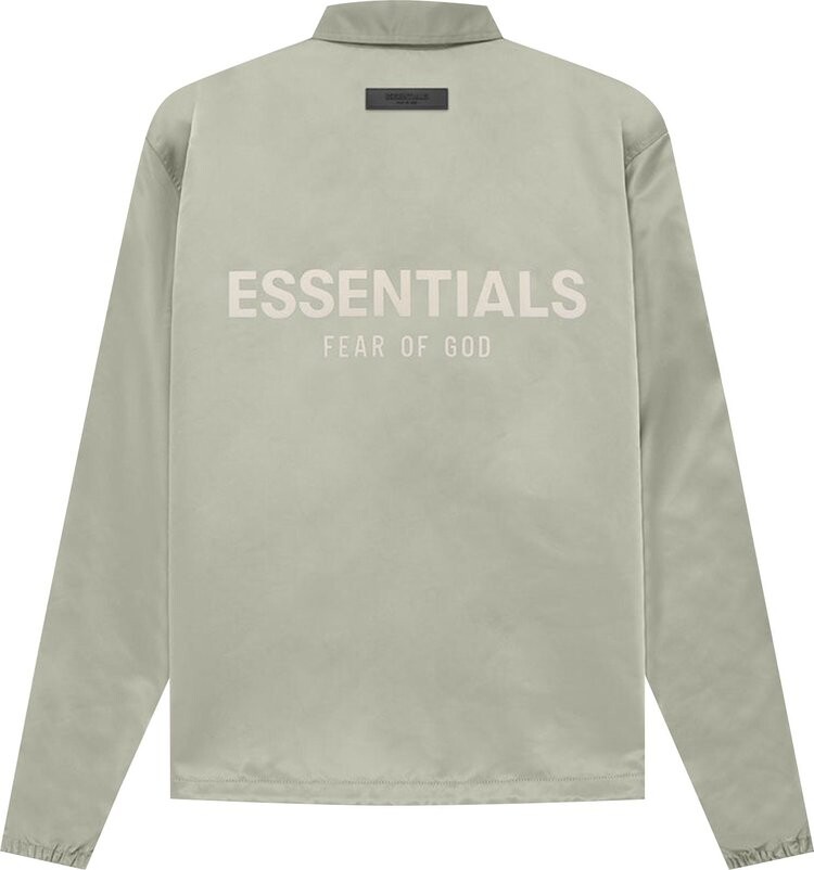 Куртка Fear of God Essentials Coaches Jacket 'Seafoam', зеленый — фото 3