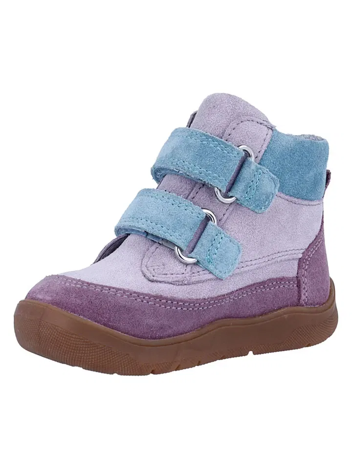 Ботинки с фиолетово-голубым дизайном Samy Richter Shoes, фиолетовый — фото 3