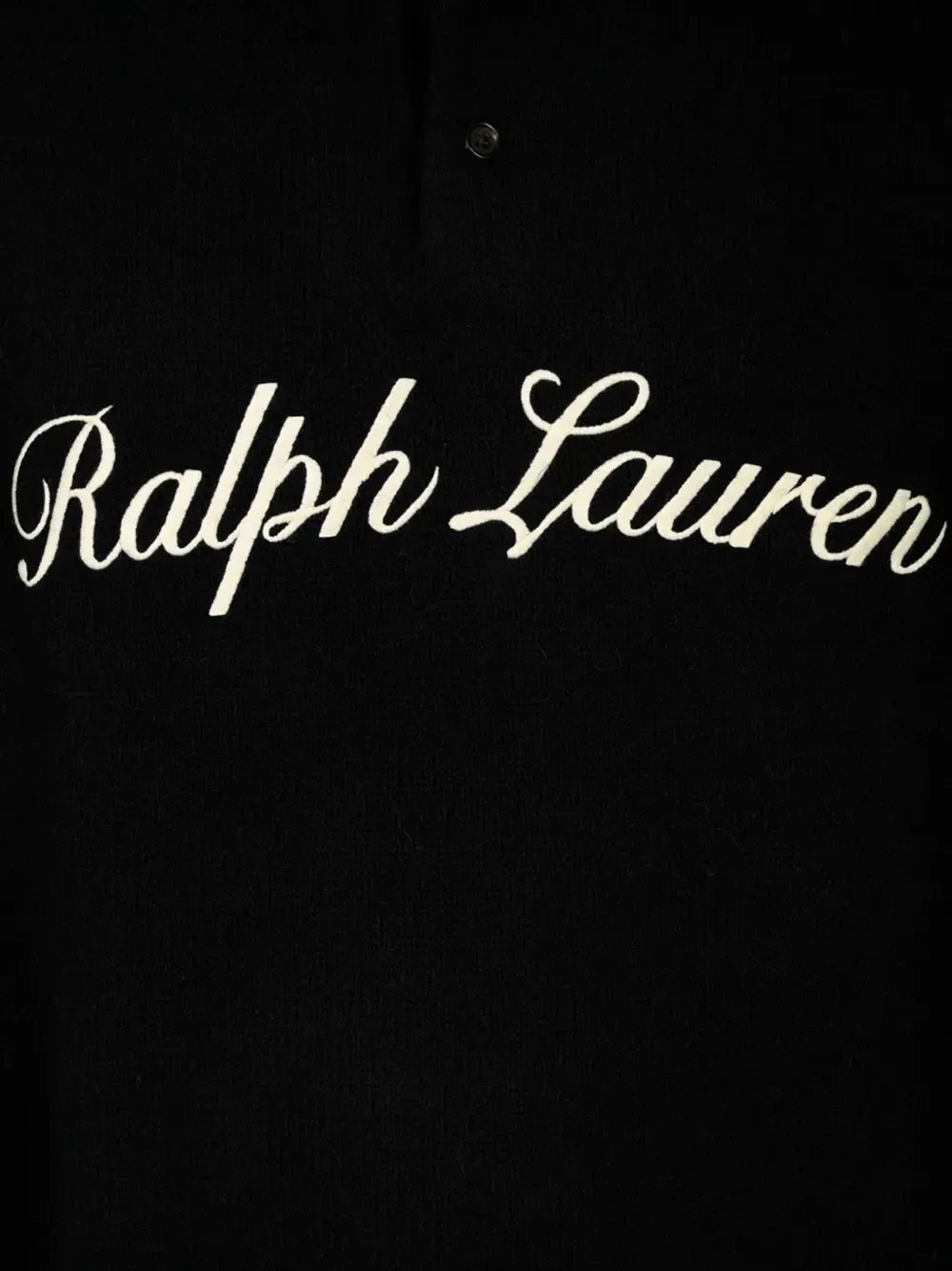 Свободный джемпер из смесовой шерсти с логотипом POLO RALPH LAUREN, черный — фото 3