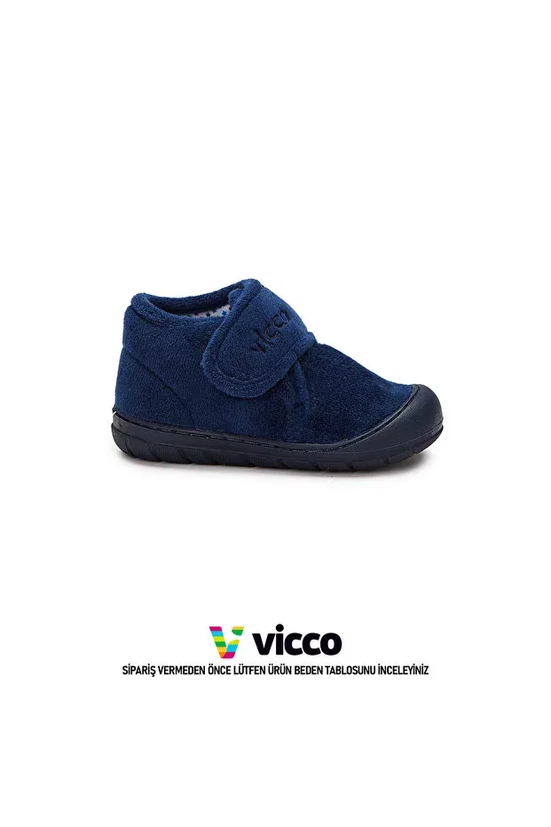 Детские домашние тапочки для мальчиков ортопедические Vicco, Navy Blue — фото 2
