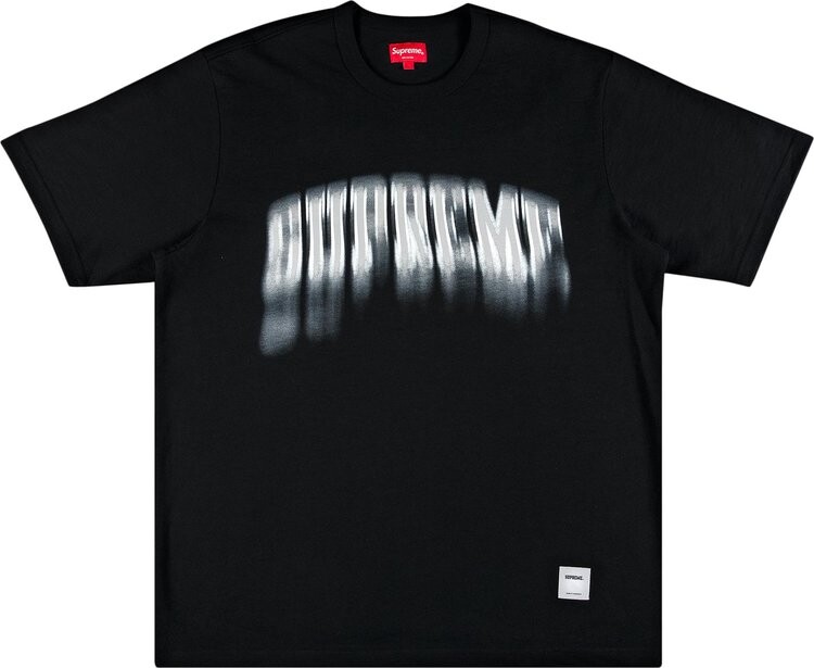 

Футболка Supreme Blurred Arc Short-Sleeve Top 'Black', черный