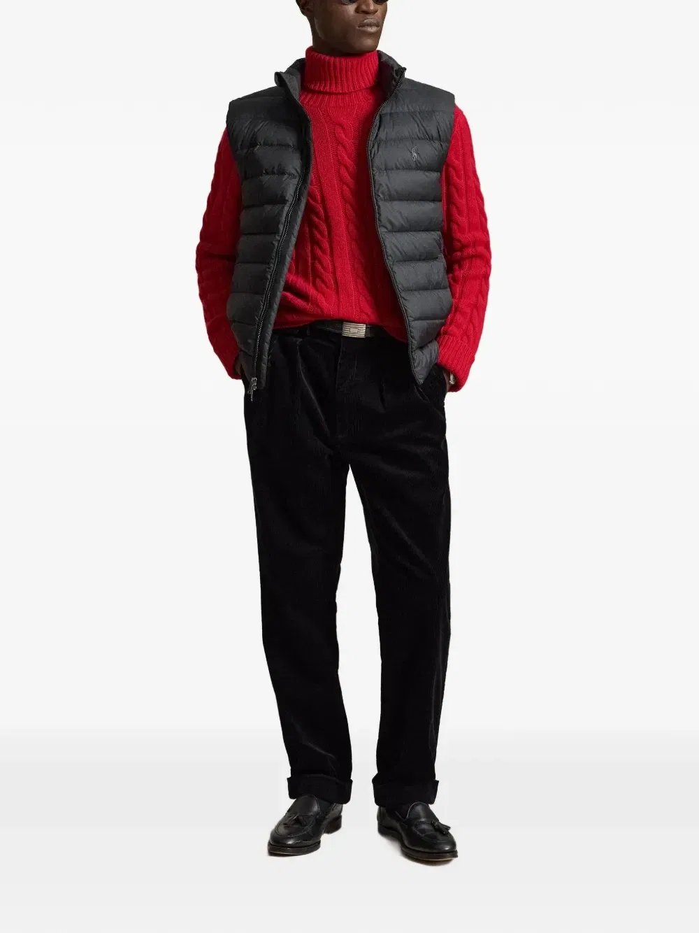 Дутый жилет Colden Packable Polo Ralph Lauren, черный — фото 2