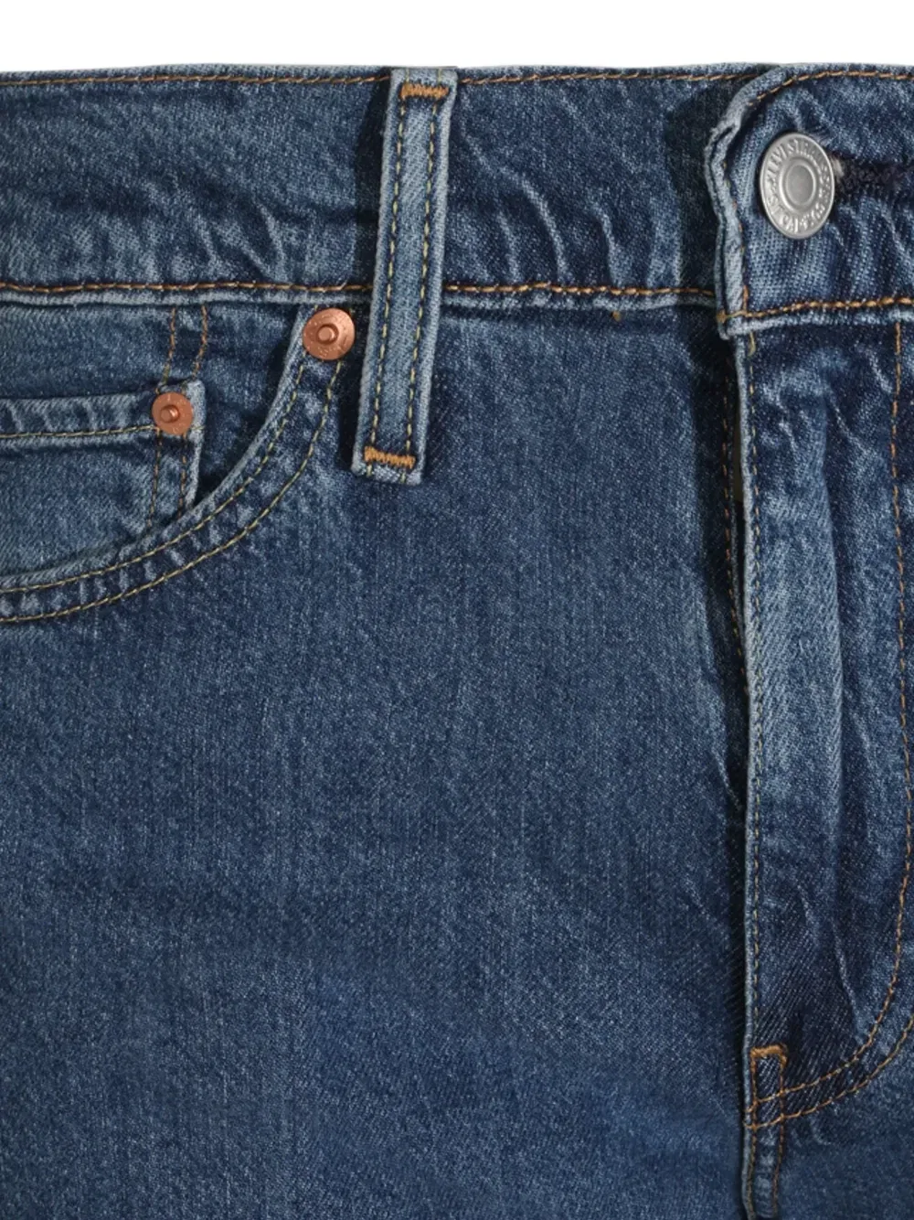 Джинсы Levi's 511 с нашивкой-логотипом, синий — фото 3