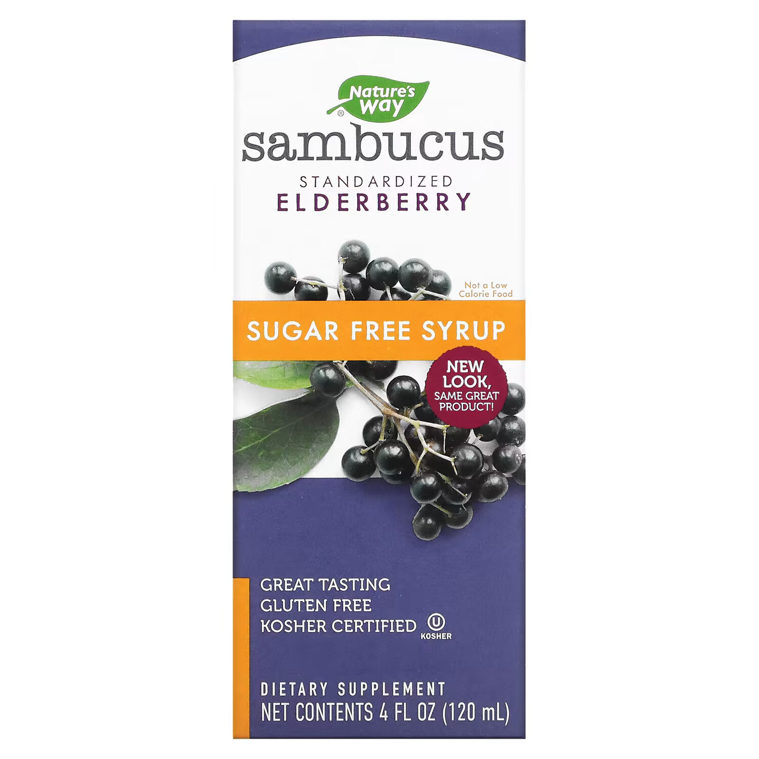

Экстракт бузины Nature's Way Sambucus, 120 мл