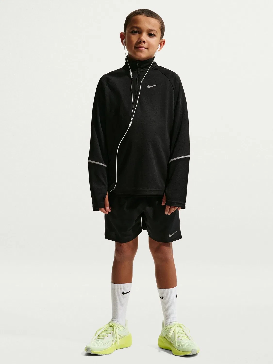 Шорты тренировочные Miler Dri-FIT Nike, черный — фото 2