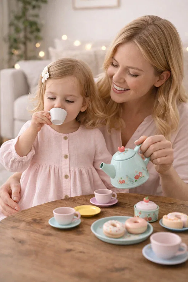 Детское платье для девочек хлопковое Uğur Bebe, Pink — фото 2