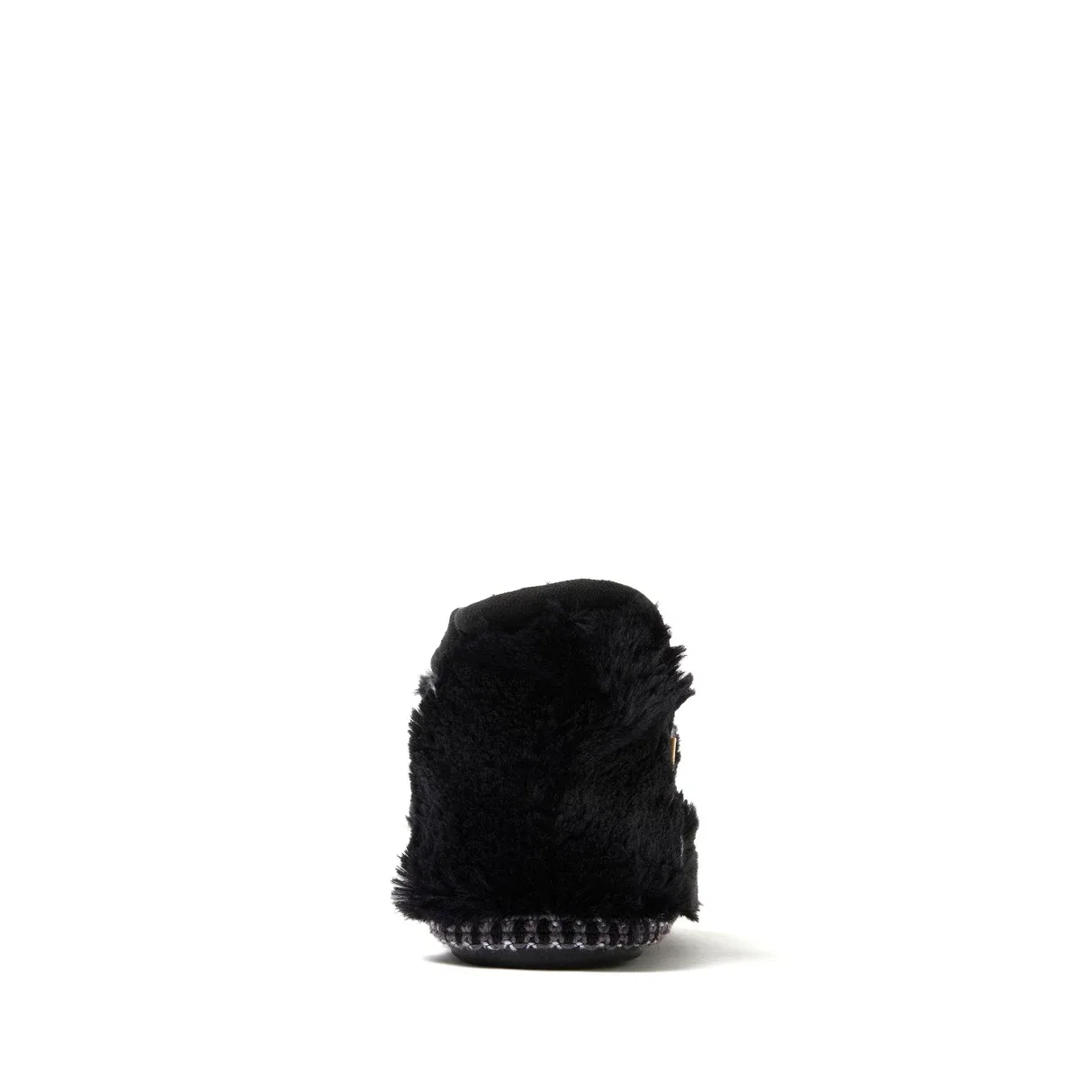 Детские тапочки для девочек с мехом Charlotte Fuzzy Bootie Dearfoams, Black — фото 3