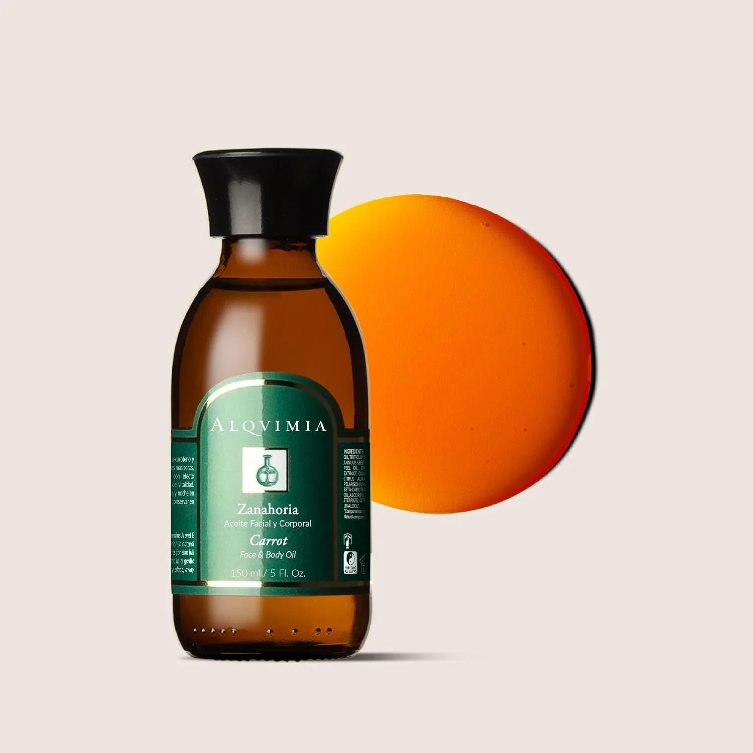 Масло для тела Carrot Oil, ALQVIMIA, 150 мл — фото 3