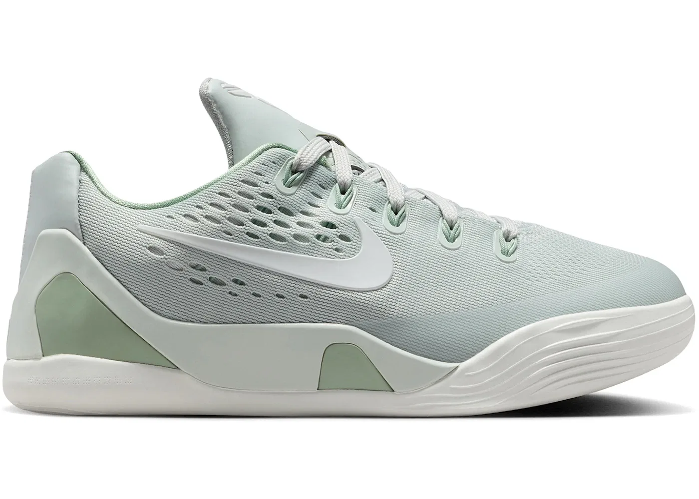 Детские кроссовки для баскетбола Nike Kobe 9 EM Low, Light Silver/Steam/Summit White