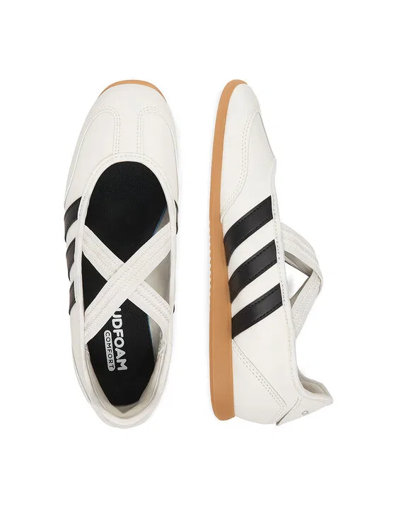 Балетки Adidas, белый — фото 4