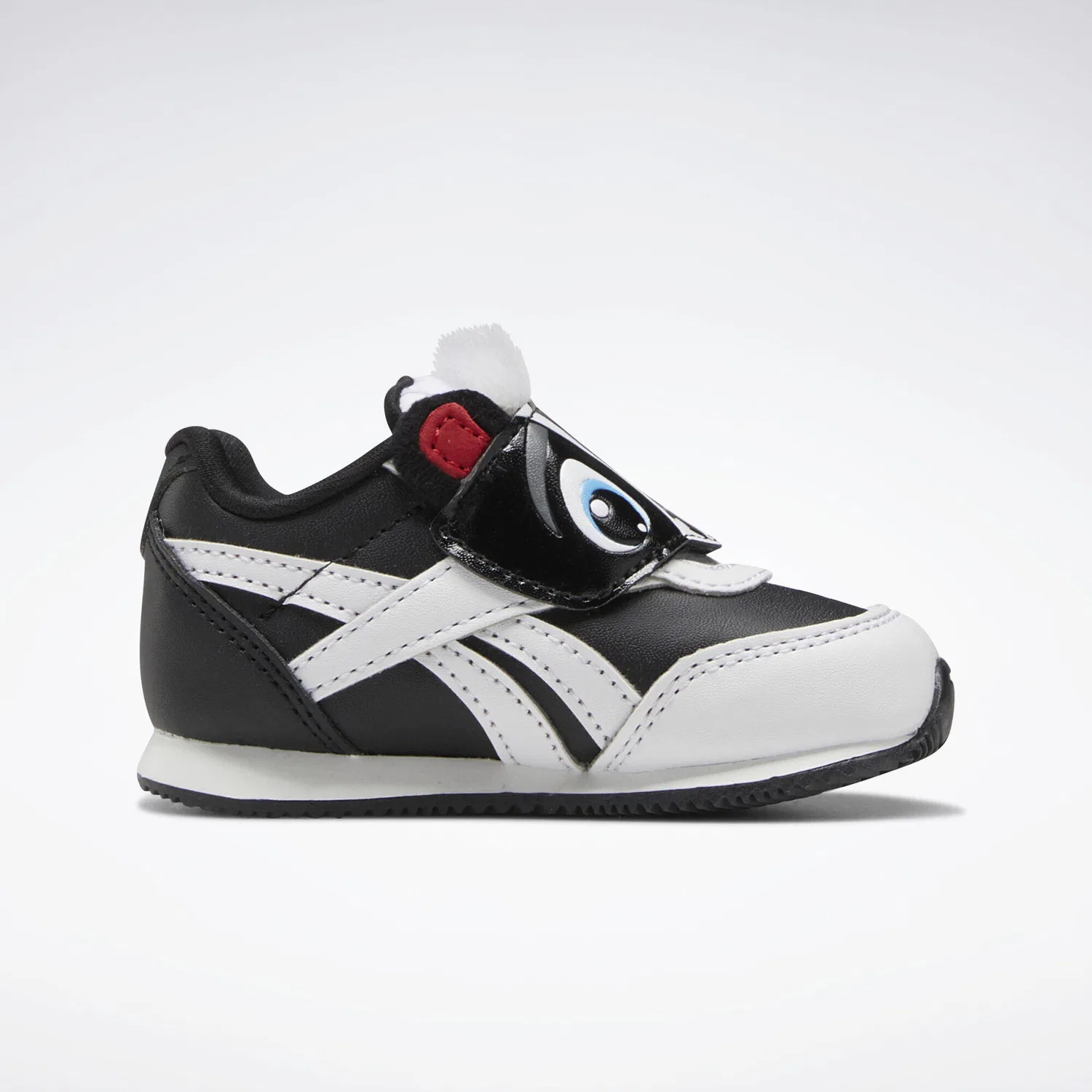 Детские кроссовки с принтом Reebok Royal Classic Jogger 2 KC, Schwarz Weiss Rot — фото 3