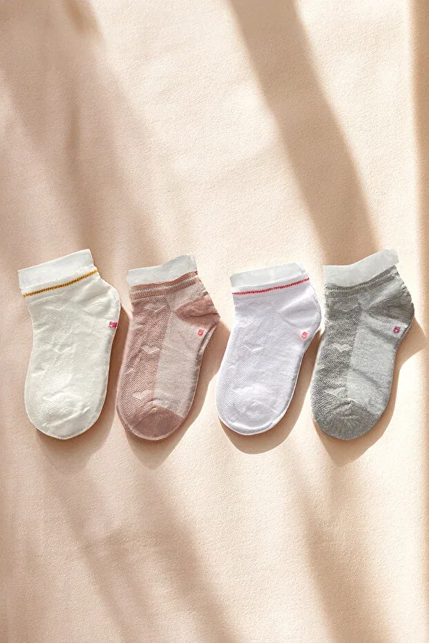 Детские носки для девочек с принтом Tequeen Home Wear, Multicolor