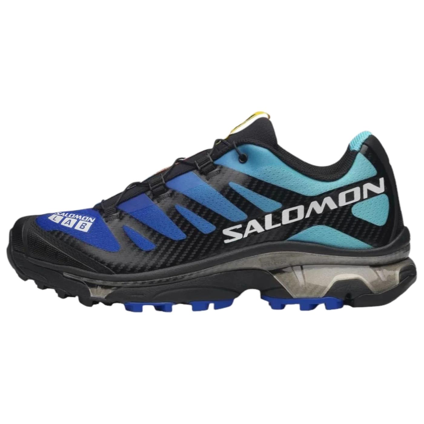 

SALOMON XT 4 устойчивые к истиранию дышащие поддерживающие трейловые кроссовки unisex black blue