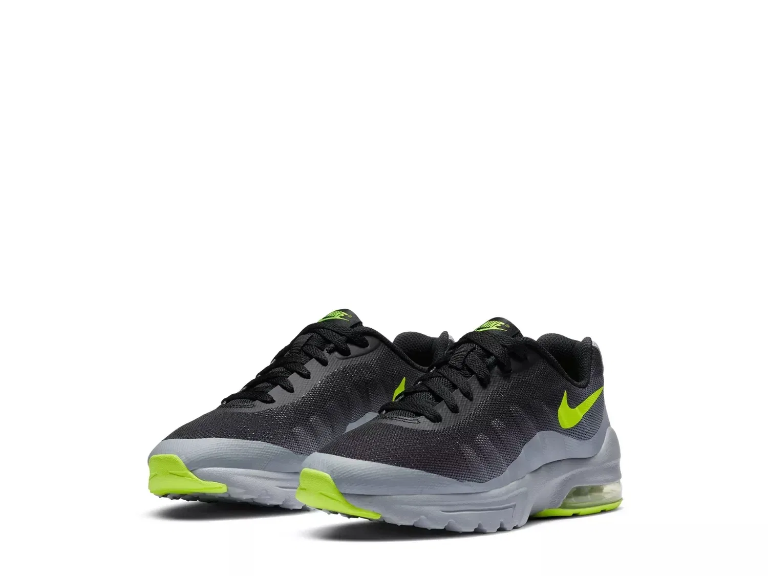 Кроссовки Nike Air Max Invigor для мальчиков, серо-зеленые — фото 3