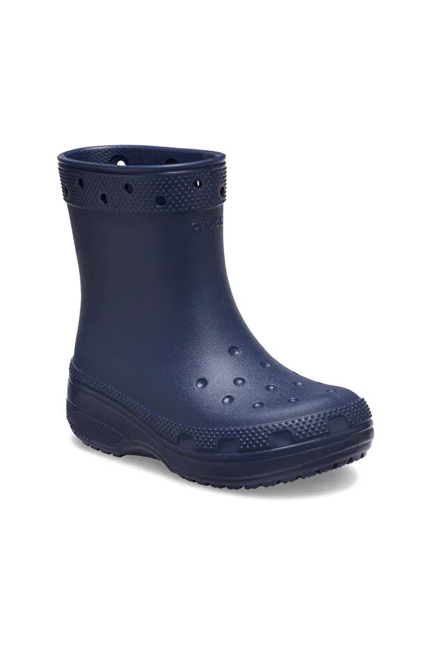 Детские ботинки для девочек с узором Classic Boot 208544 Crocs, Navy Blue — фото 2