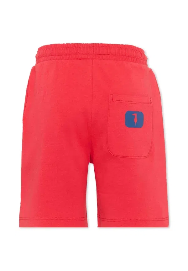 Шорты хлопковые Tru Trussardi Junior красный — фото 2