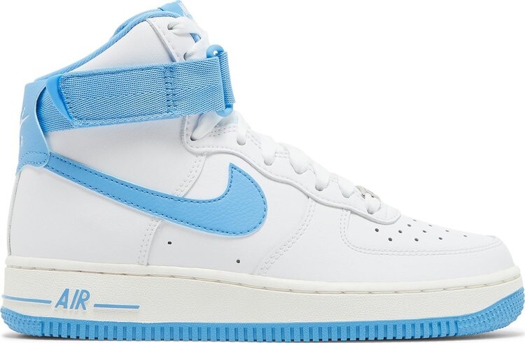 Кроссовки Nike Wmns Air Force 1 High 'White University Blue', белый